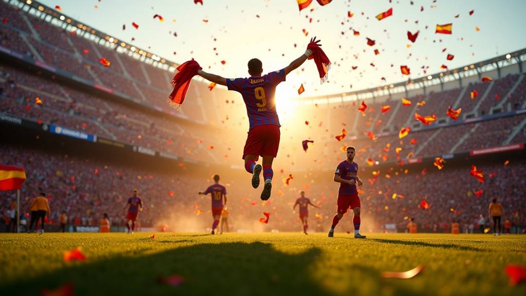 Match de football entre FC Barcelone et Real Madrid
