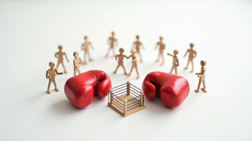 Combat de MMA en cours avec analyse des techniques