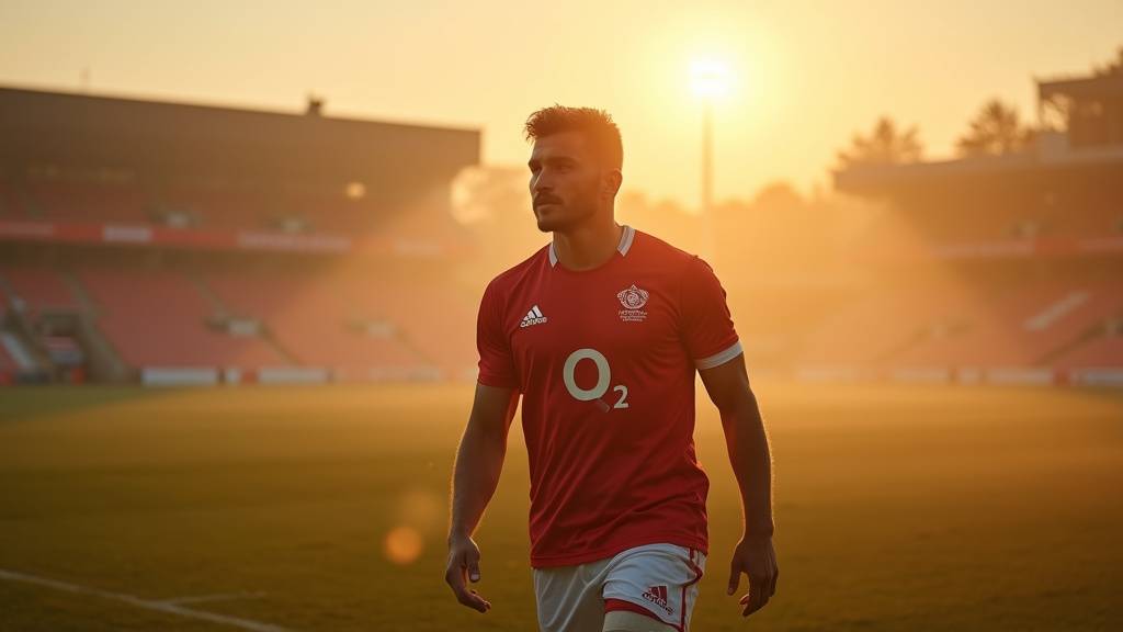 Antoine Dupont avec le maillot du Stade Toulousain