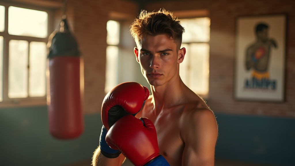 Bakary Samake boxeur français talentueux en action sur le ring