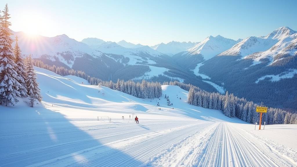 Lecture d'un bulletin neige avec hauteur de neige pistes ouvertes et qualité