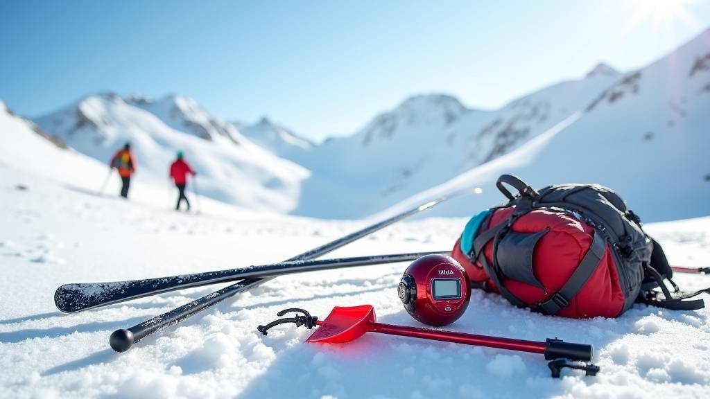 Équipement de sécurité hors-piste DVA pelle sonde sac airbag