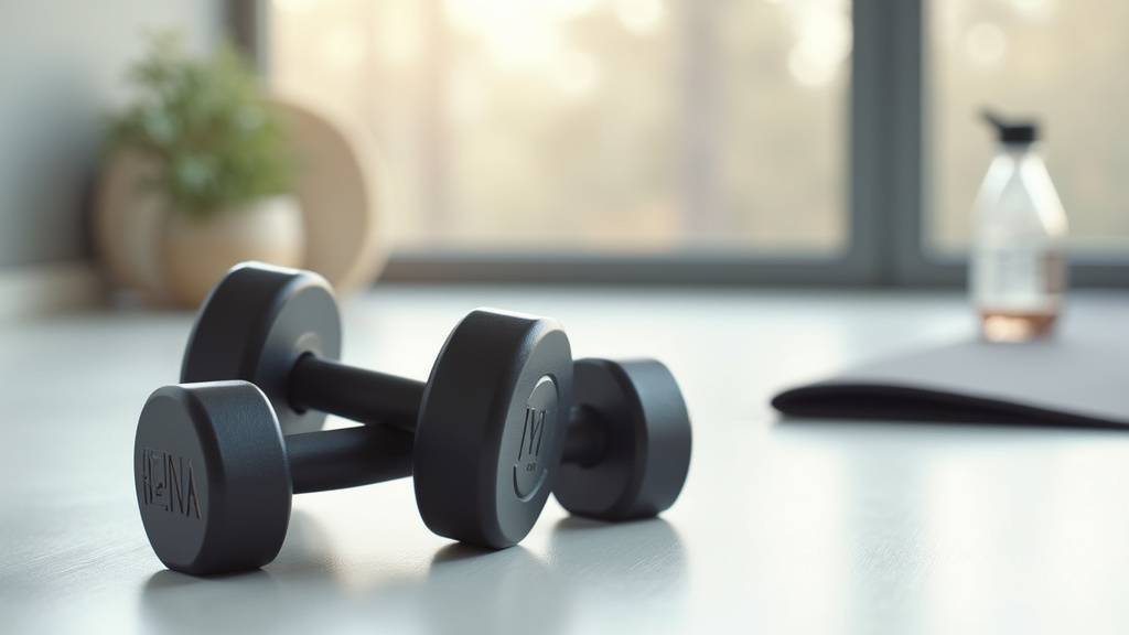 Différents types d'équipements de musculation alignés