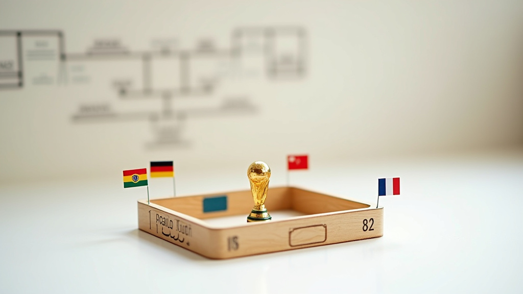 Trophee de la Coupe du Monde des Clubs FIFA sur fond de stade