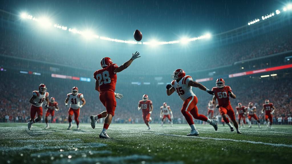 Supporters de la NFL en tenue de supporters lors d'un match