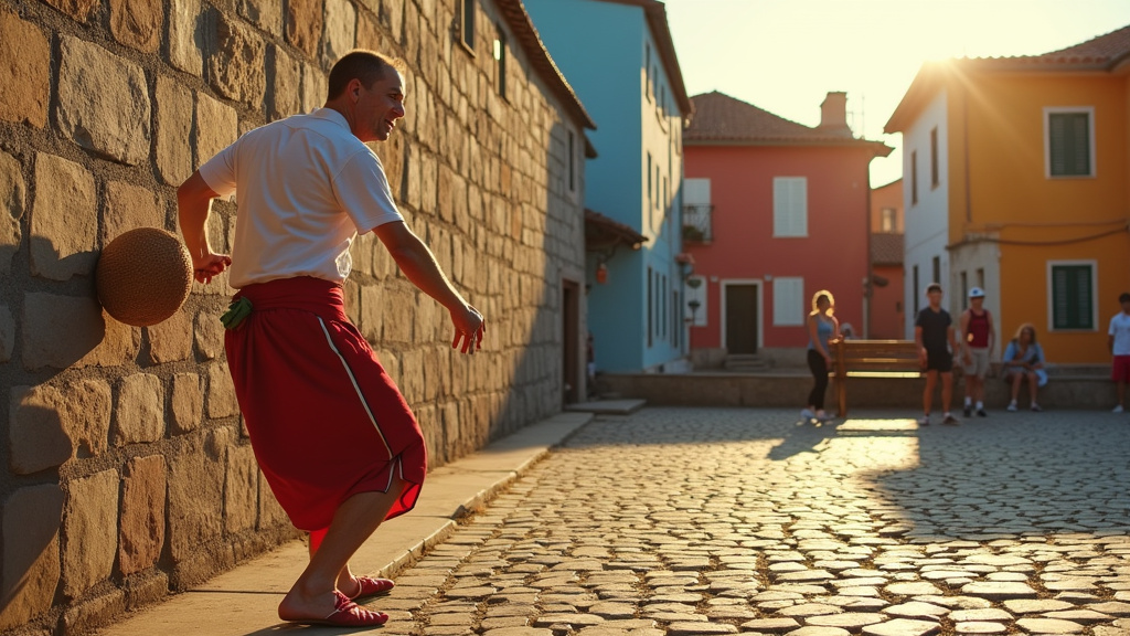 Différents instruments de jeu utilisés en pelote basque