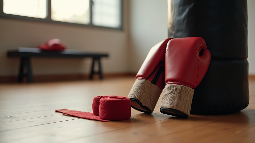 Short de boxe Dragon Sports sur un mannequin