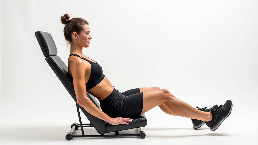 Personne réalisant l'exercice de la chaise contre un mur pour renforcement musculaire