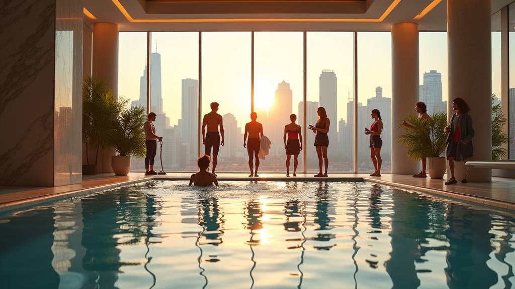 Espace musculation haut de gamme FFC avec équipements Technogym