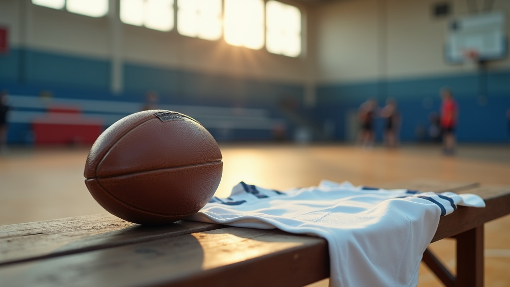 Entraînement collectif de handball dans un gymnase français