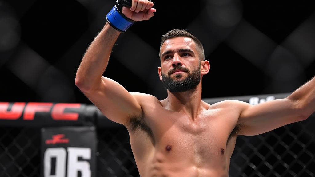 Gregory Bouchelaghem lors d'un combat historique en MMA