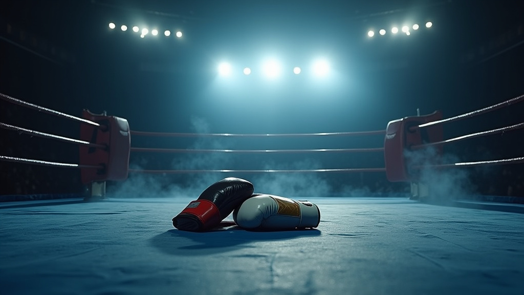 Jake Paul et Anthony Joshua lors de leur combat historique de boxe