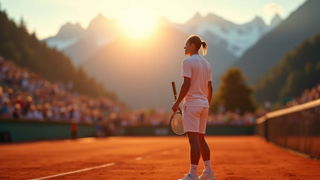 Jannik Sinner sur les pistes de ski des Dolomites durant son enfance