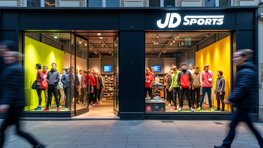 Équipe du magasin JD Sports Mulhouse lors d'un événement spécial avec clients