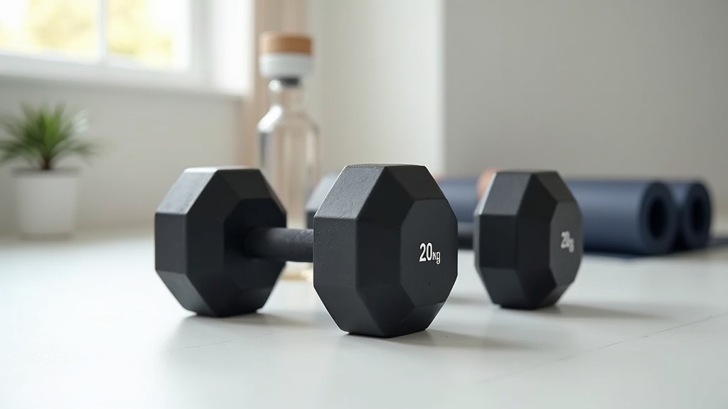 Contenu d'un kit halteres 20kg avec barres disques et colliers