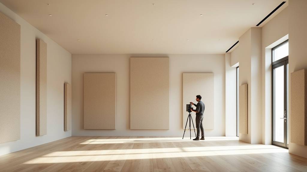 Installation acoustique dans une salle de sport