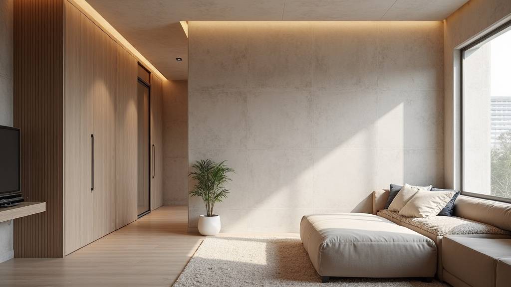 Absorbeurs acoustiques aixFOAM dans une pièce moderne