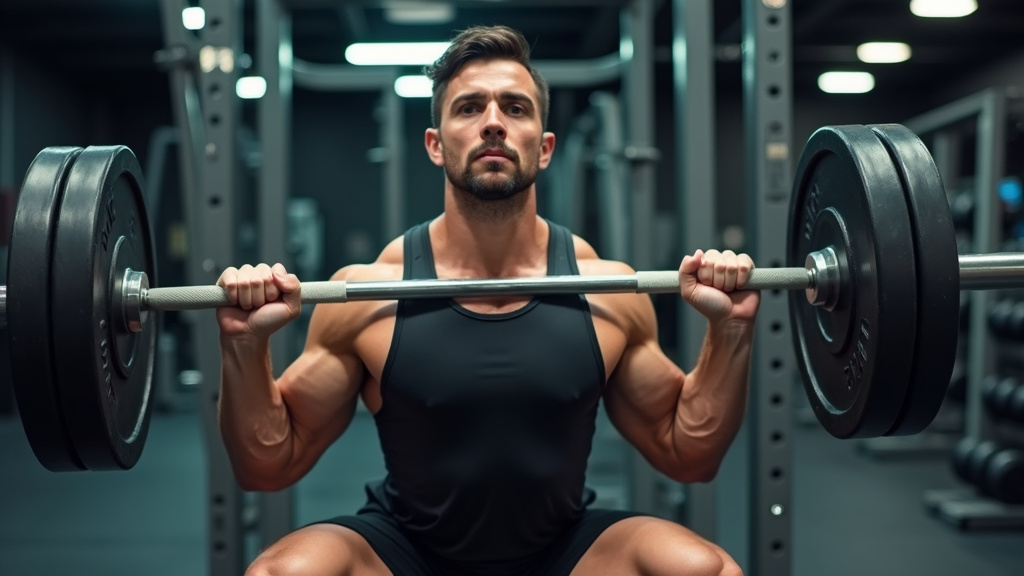 Tableau de suivi de progression en musculation avec des notes et des stylos