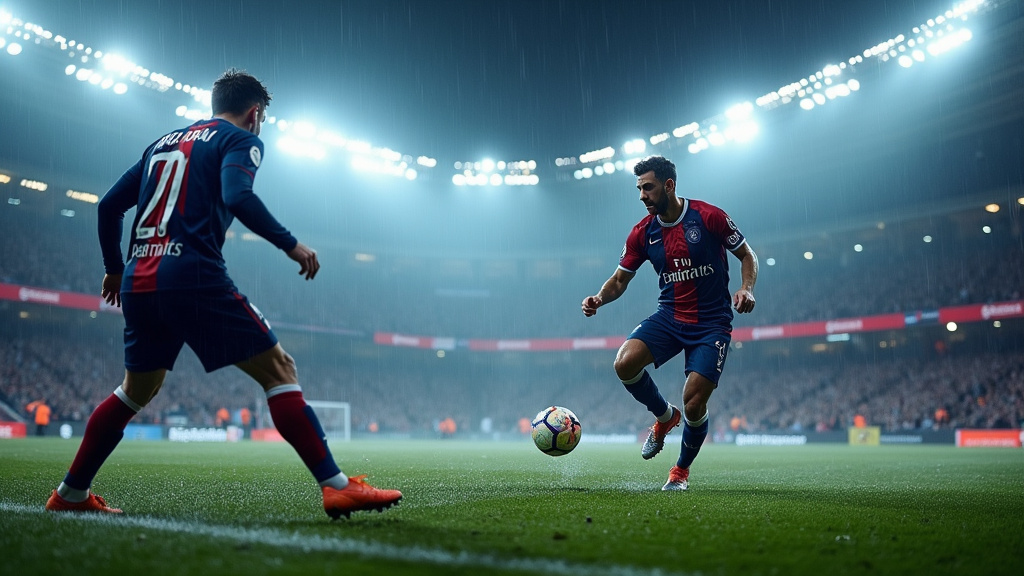 Supporters célébrant la qualification du PSG en demi-finale