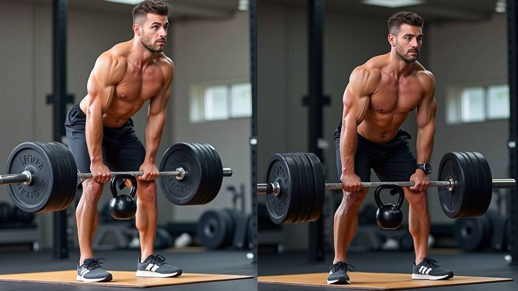 Comparaison des équipements pour le RDL : barre, haltères, kettlebell