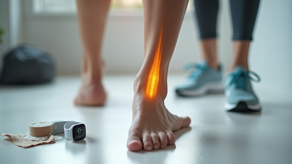 Traitement d'une fracture de fatigue : repos et rééducation