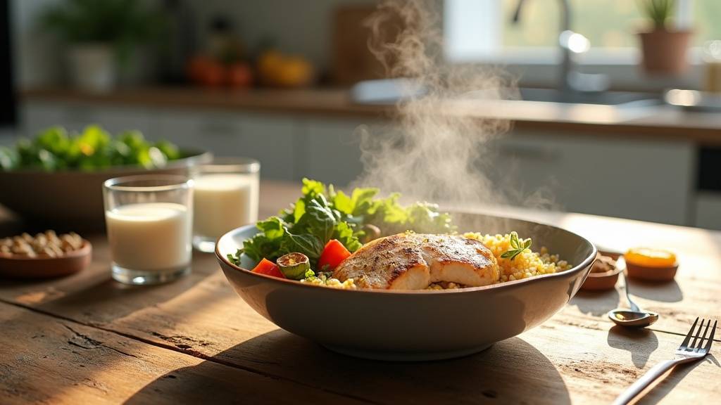 Comparaison prise de masse propre vs sale avec aliments