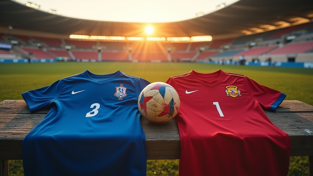 Jeunes talents français et espagnols s'affrontant lors d'un match international