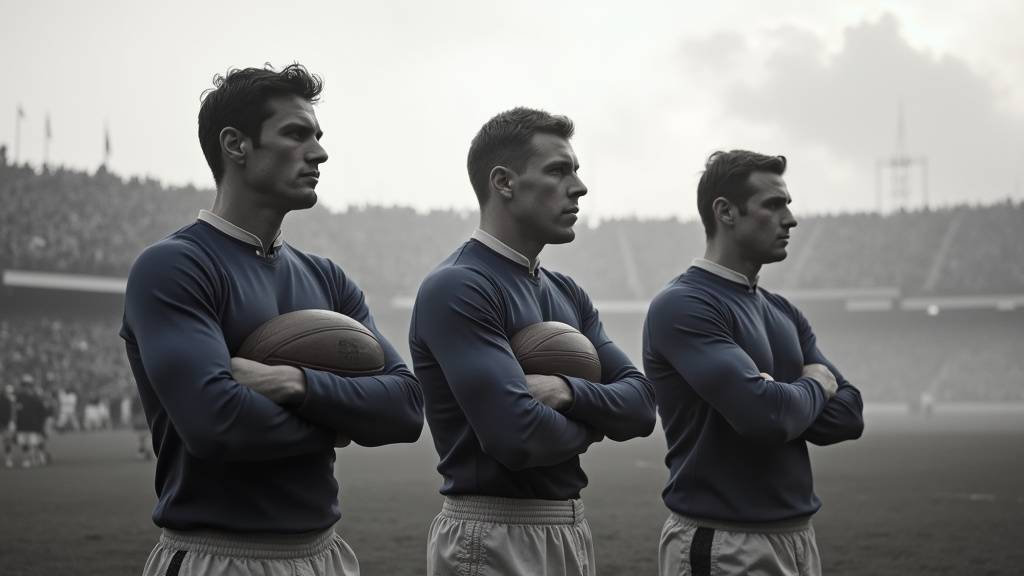 Joueurs du XV de France en action lors d'un match international