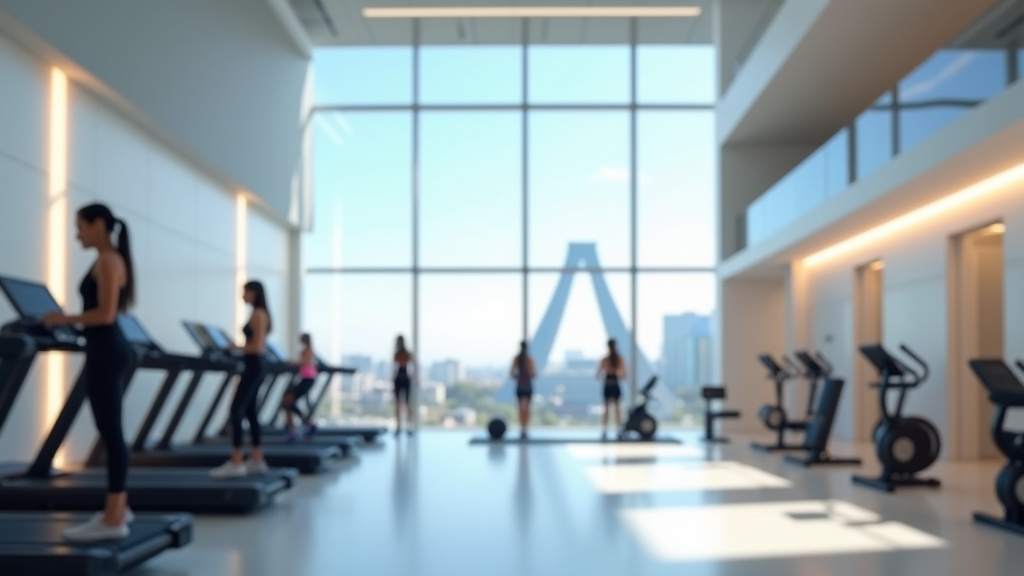 Vue d'ensemble de la salle de sport Neoness à La Défense Grande Arche