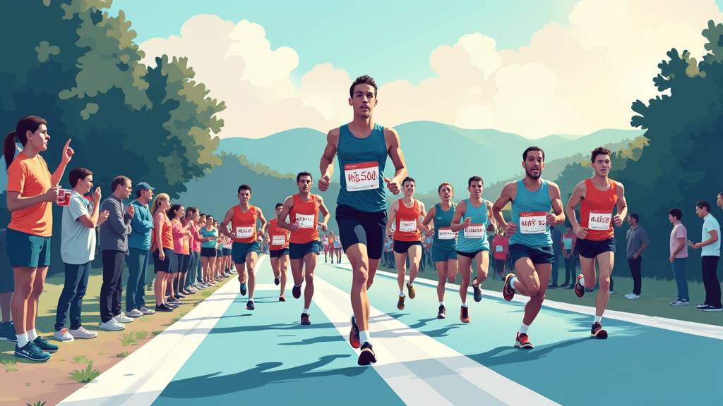 Coureurs lors d'un semi-marathon en 2026