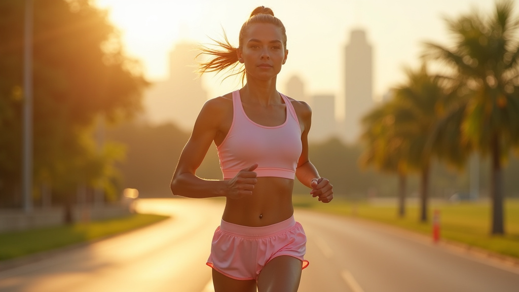 Styliste en short de sport combiné avec un débardeur pour une tenue casual
