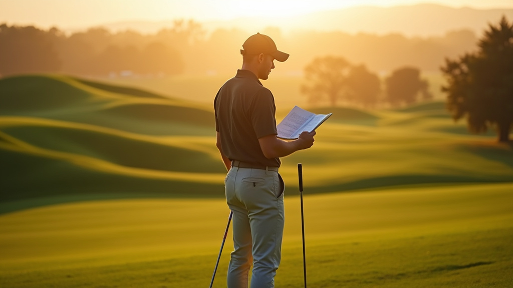 Analyse tactique d'un trou de golf - Identification des zones de danger et des angles de jeu