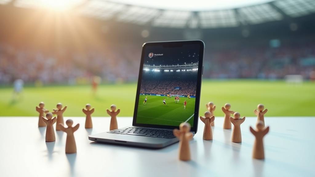 Supporters du Clermont Foot échangeant sur les réseaux sociaux