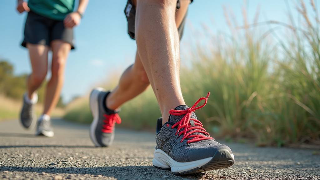 Personne effectuant un test de course sur piste pour calculer sa VMA