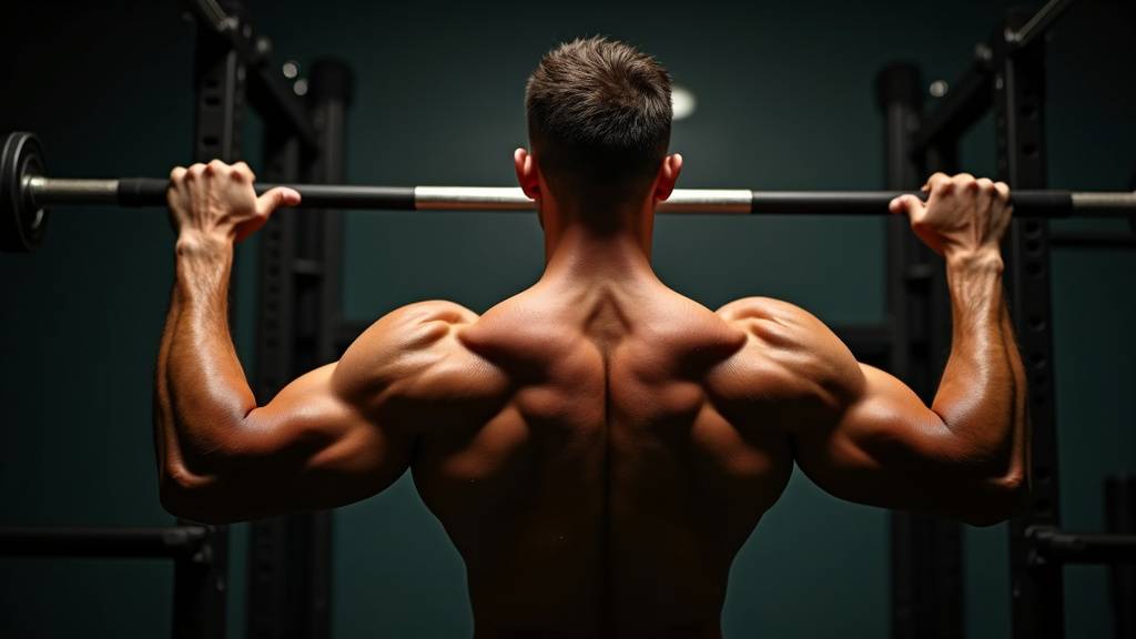 Technique de tirage vertical avec mise en évidence des muscles activés