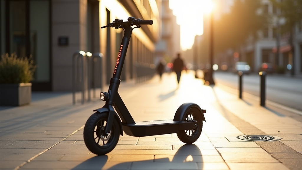 Détails techniques d'une trottinette électrique moderne