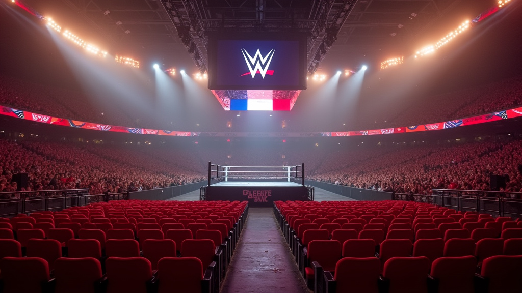 Équipe de catch américain WWE à Paris La Défense Arena